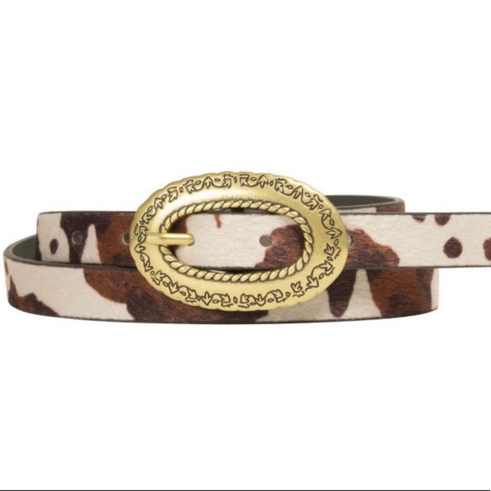 Cowprint Western Mini Belt